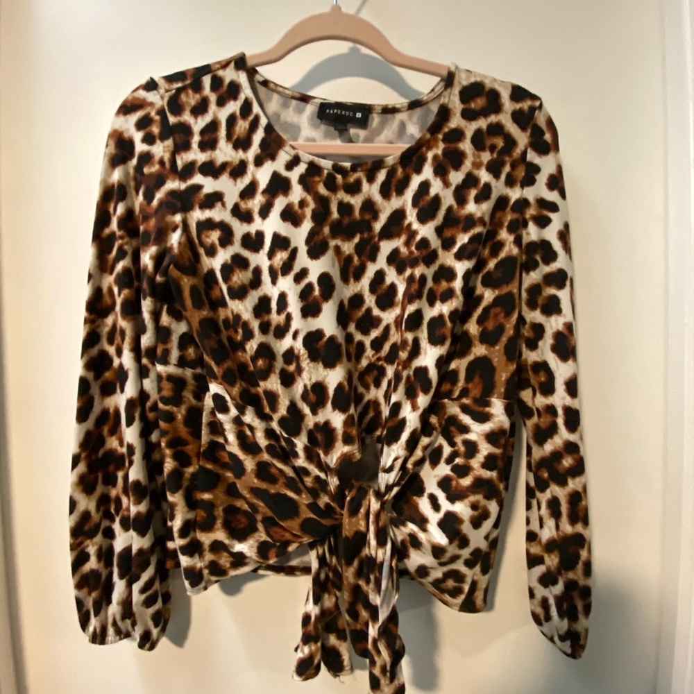 Cheetah print shirt